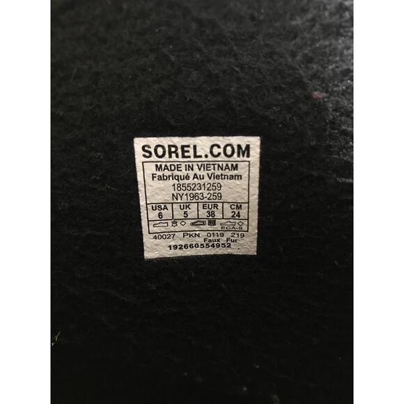 Sorel Men's Caribou Winter Snow Boots Waterproof Brown US 6 EU38 Faux Fur Lining - Picture 8 of 10